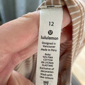 Lululemon love tee size 12